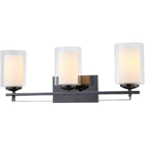 Hardware House El Dorado 3-Light Wall Fixture - Finish: Ebony Glaze
