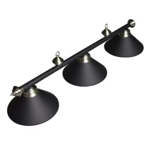 Bluewave 3-Shade Billiard Light - Black