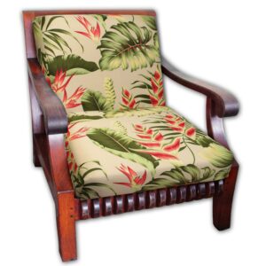 Hawaiian Koa Cushion Cover Heliconia 5 Pair Set