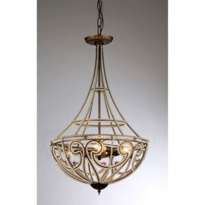 Warehouse of Tiffany Hercules 4 Light Scale Chandelier