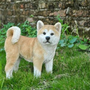 Hi-Line Gift 87790-C Akita Dog Standing Statue