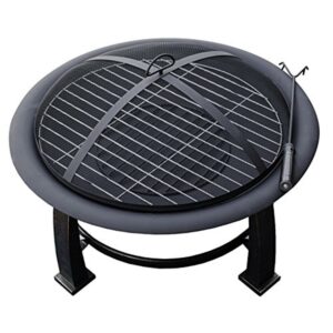 AZ Patio Heaters Wood Burning Fire Pit with Cooking Grate