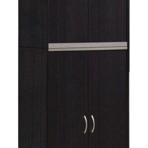 Hodedah 4-Door Kitchen Pantry with 4-Shelves, Beech