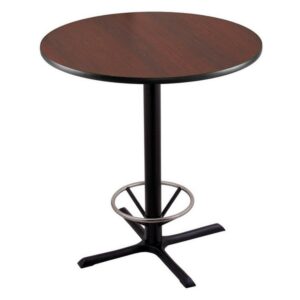 36" 211 Black Table with 36" Diameter Top