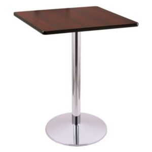 36" 214 Chrome Table with 24" Diameter Top