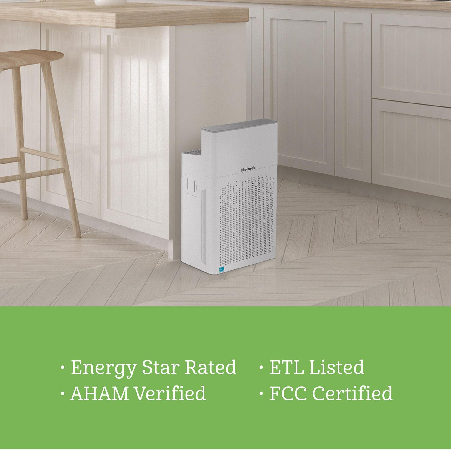Holmes Console Air Purifier, Allergen Remover, Removes 99.7% of Pollutants, for Large Rooms, Featuring HEPA Technology - Image 6
