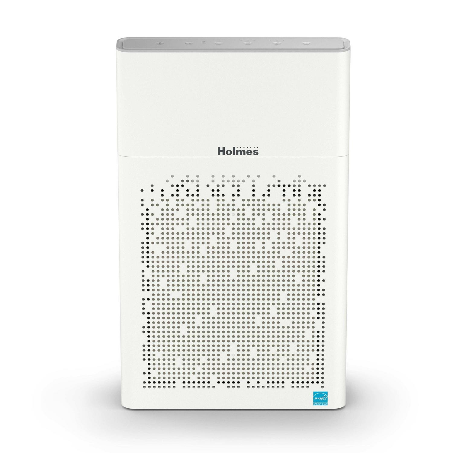 Holmes Console Air Purifier, Allergen Remover, Removes 99.7% of Pollutants, for Large Rooms, Featuring HEPA Technology