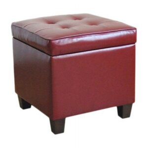 HomePop Square Tufted Storage Ottoman, Multiple Colors