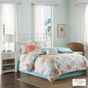 100% Cotton Sateen Printed 7pcs Comforter Set,MP10-2706