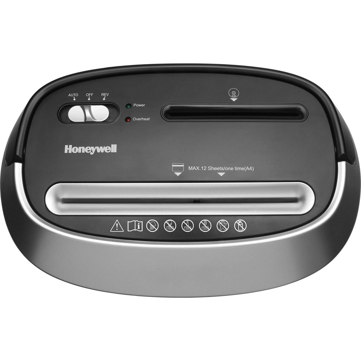 Honeywell 12 Sheet Cross-Cut Paper Shredder - Image 3