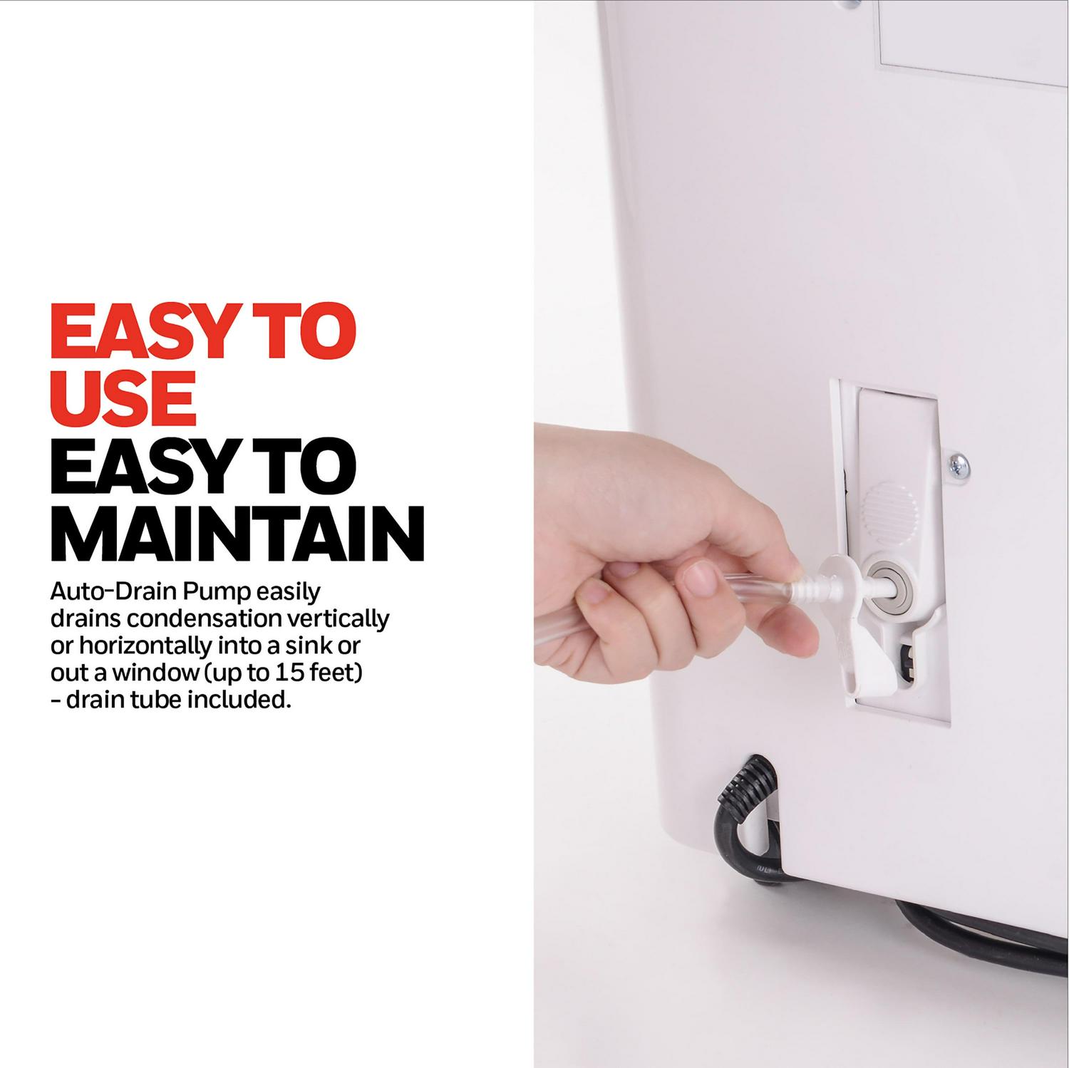 Honeywell 35 Pint Energy Star Dehumidifier with Built-in Drain Pump & 5 Year Warranty - Image 7