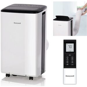 Honeywell 6500 BTU (10000 AHRAE) Portable Air Conditioner & Dehumidifier with Wifi, 450 Sq. ft., White,HF0CESVWK6