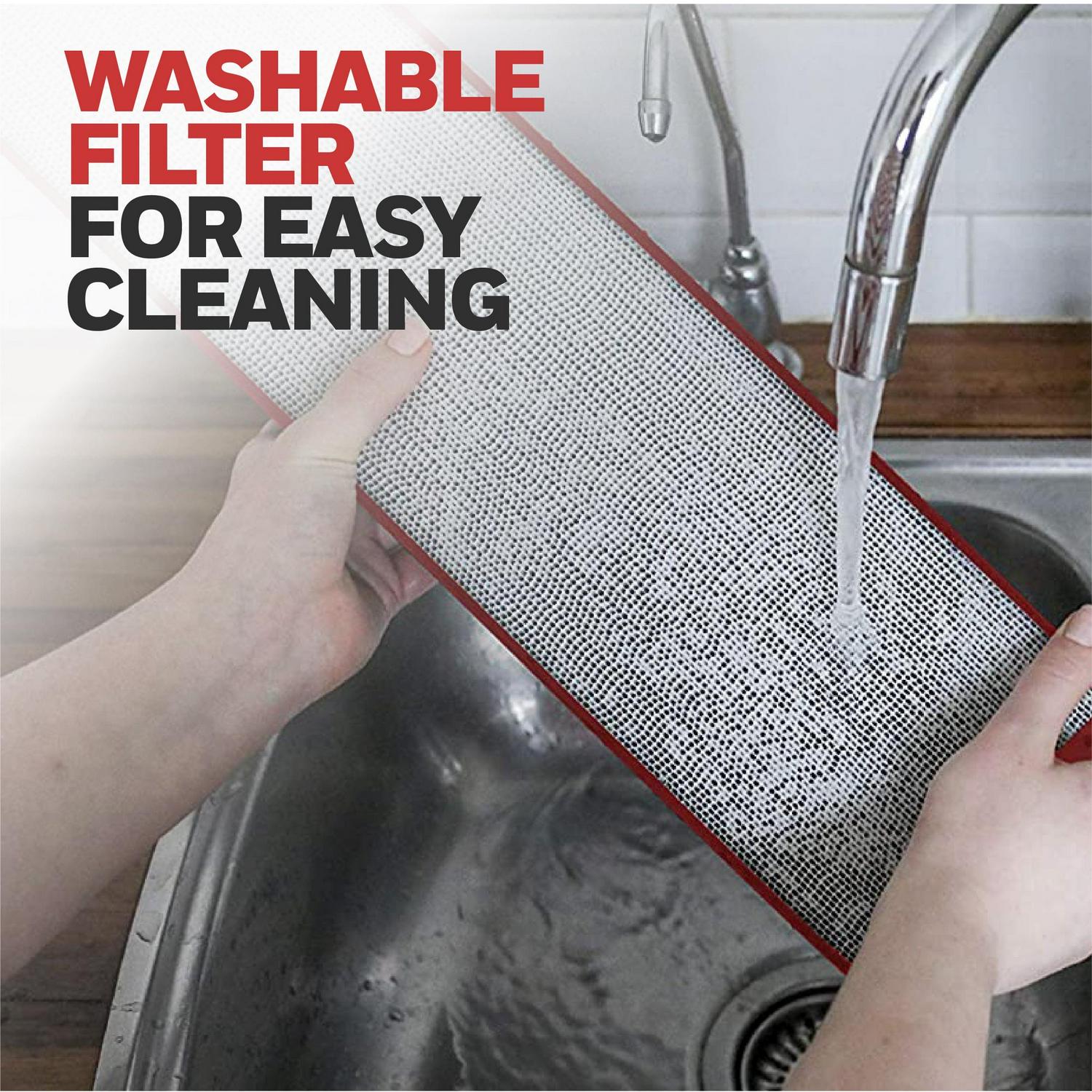 Honeywell Air Purifier with Permanent Washable Filter for Home, 1208 Sq. Ft. Rooms in 1 hour, Reduces Dust, Pet Dander, Smoke, Black, HFD320 - Image 7