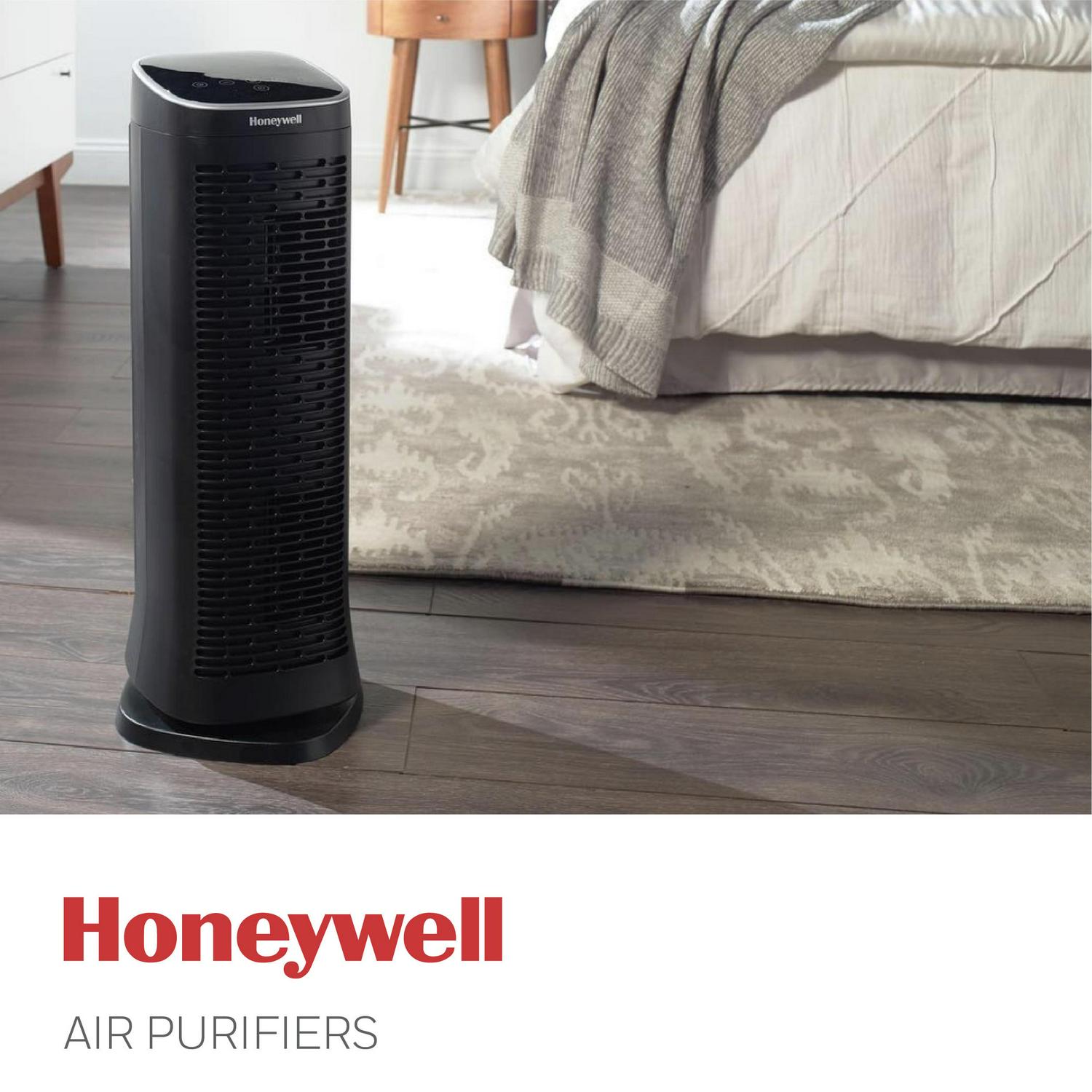Honeywell Air Purifier with Permanent Washable Filter for Home, 1208 Sq. Ft. Rooms in 1 hour, Reduces Dust, Pet Dander, Smoke, Black, HFD320 - Image 11