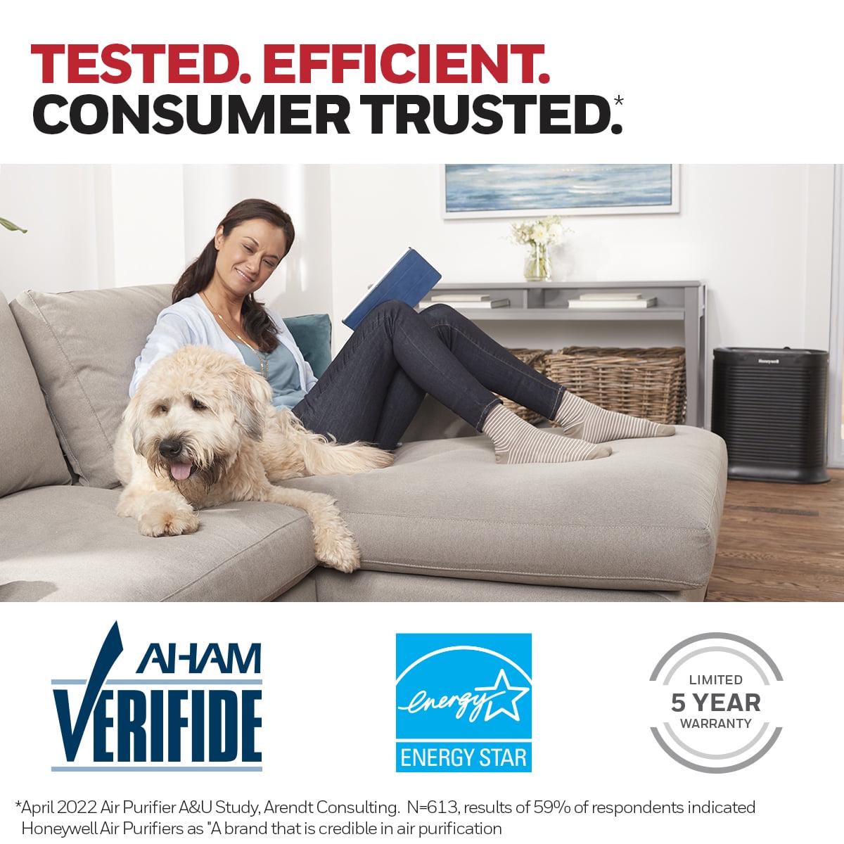 Honeywell Air Purifier, HPA300, 155 sq ft, HEPA Filter, Allergen, Smoke, Pollen, Dust Reducer - Image 10