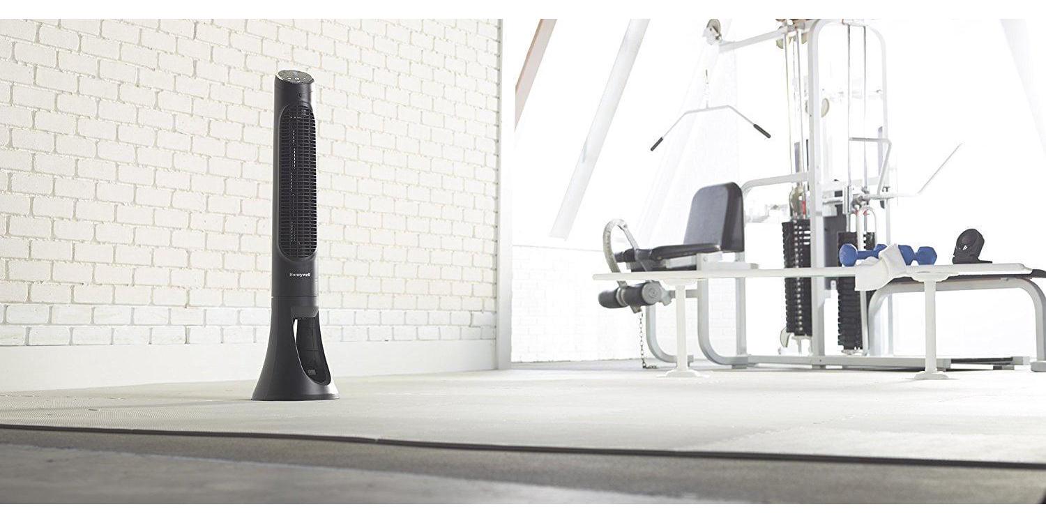 Honeywell 40" Black Quiet Set Oscillating Tower Fan, 30ft Air Circulation Power, 5 Speed, Auto Off Timer, HYF260B - Image 3