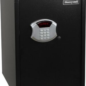 Honeywell Safes, 2.84 Cu ft, Black Large Electronic Lock/Keys Steel Security Safe, 5107