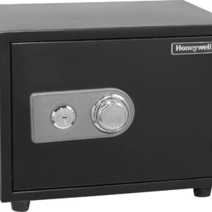 Honeywell Safes, .55 Cu ft, Steel 1 Hour Fire Water Resistant Security Safe Dual Dial Key Lock, 2102