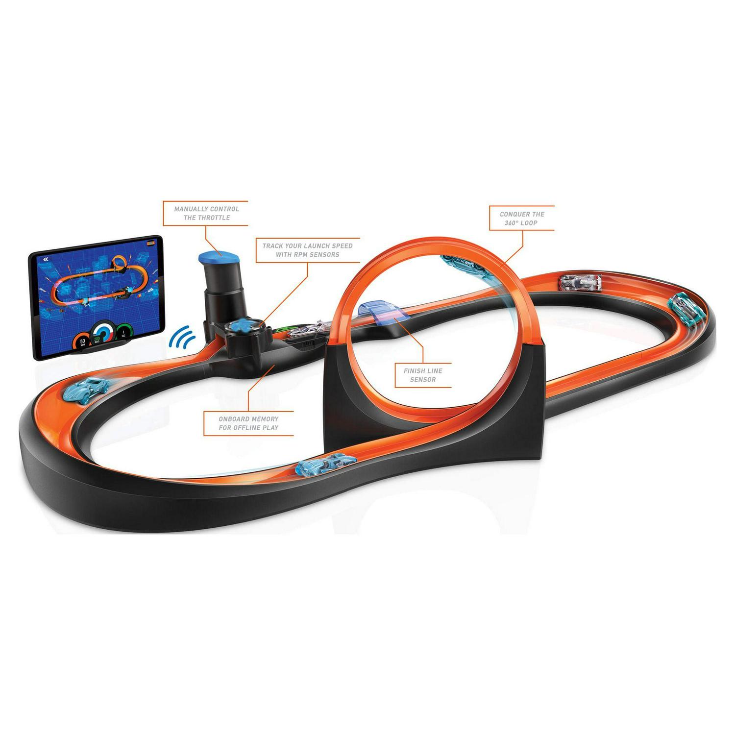 Hot Wheels Id Smart Track Starter Kit, Track Playset Kit for Kids 8 Years Old & up - Image 3