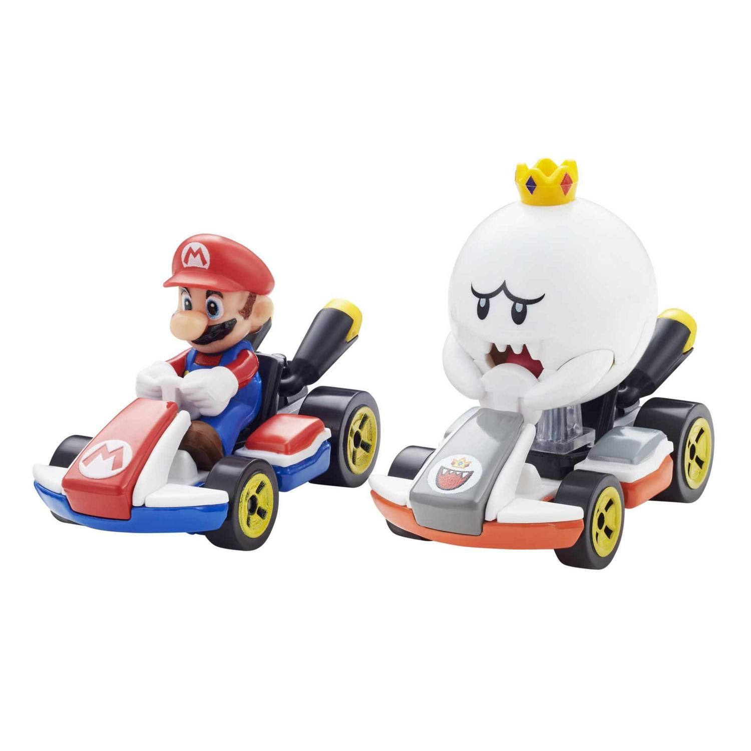 Hot Wheels Mario Kart Rainbow Road Raceway Set with Two 1:64 Scale Vehicles - Image 6