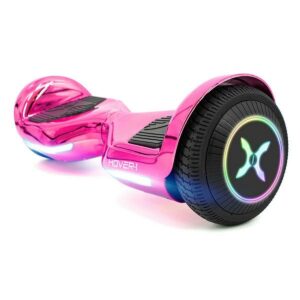 Hover-1 All-Star Hoverboard for Children, 6.5 in LED Wheels, 220 lb max Weight, Pink