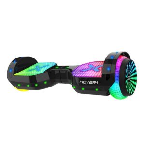 Hover-1 Electro Hoverboard, Black, LED Lights, 220 Lb. Max Weight, 7 Mph Max Speed