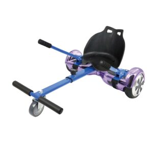 Hover-Rider Purple Chrome with Seat Attachement - Purple & Blue