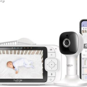 Hubble Nursery Pal Skyview Baby Monitor, 5" HD Baby Monitor with Crib Mount Camera