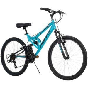 Huffy 24" Trail Runner Mountain Bike, Fits Riders 4'8" - 5'8", Teal, Adult, Women's