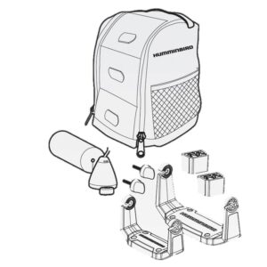 Humminbird ICE PTC UNB2 Portable ICE Case with ICE Transducer (No Battery) 740158-1NB