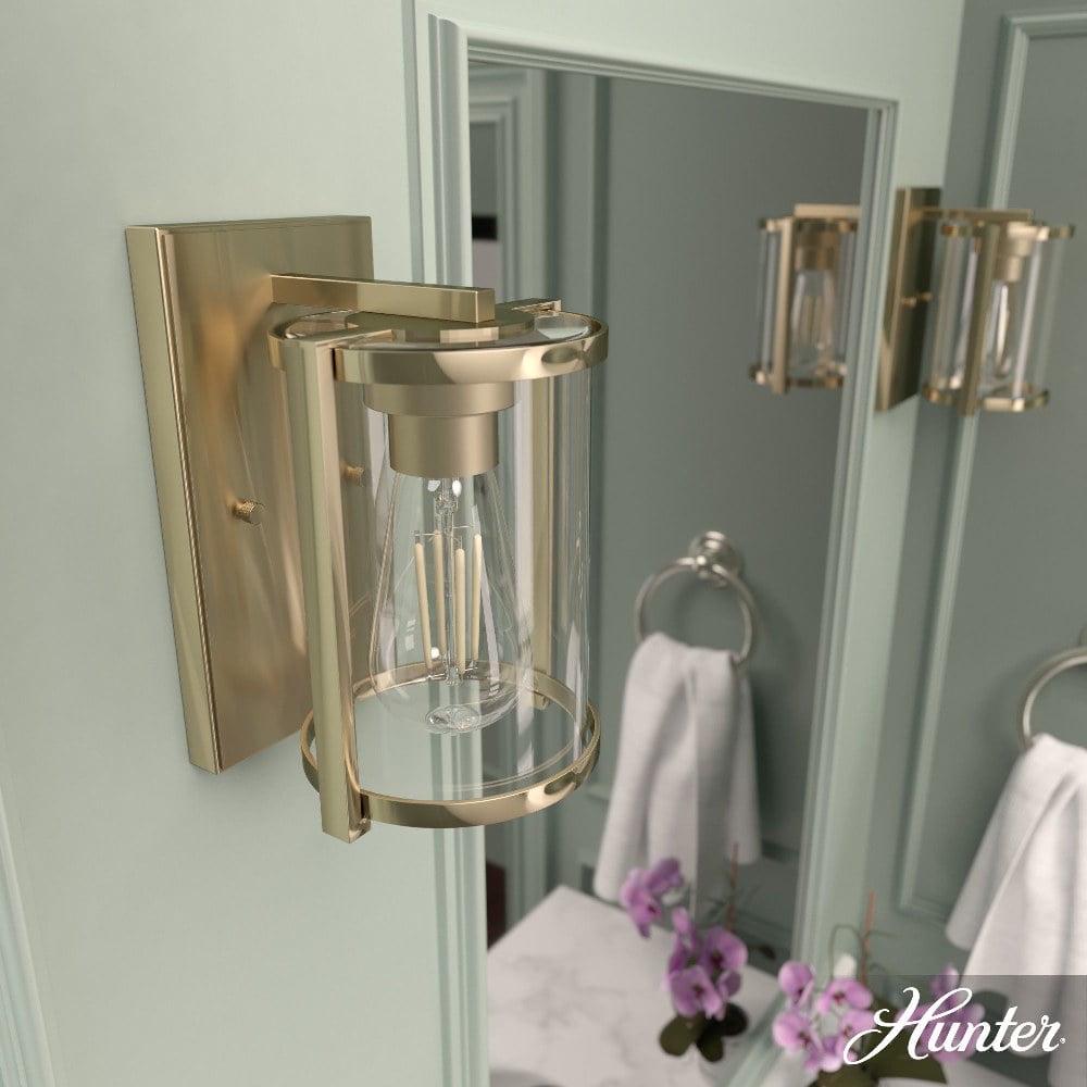Hunter - Astwood 1-light Alturas Gold, Small Sconce Light, Dimmable, Caged Style, for Bedrooms, Dining, Living Rooms - 19962 - Image 4