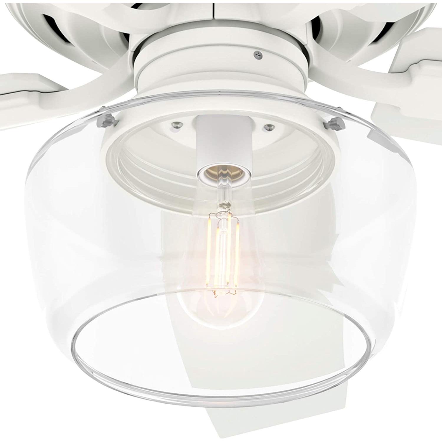 Hunter Fan Company Bennett 52" Indoor LED Light Ceiling Fan, Matte White - Image 8