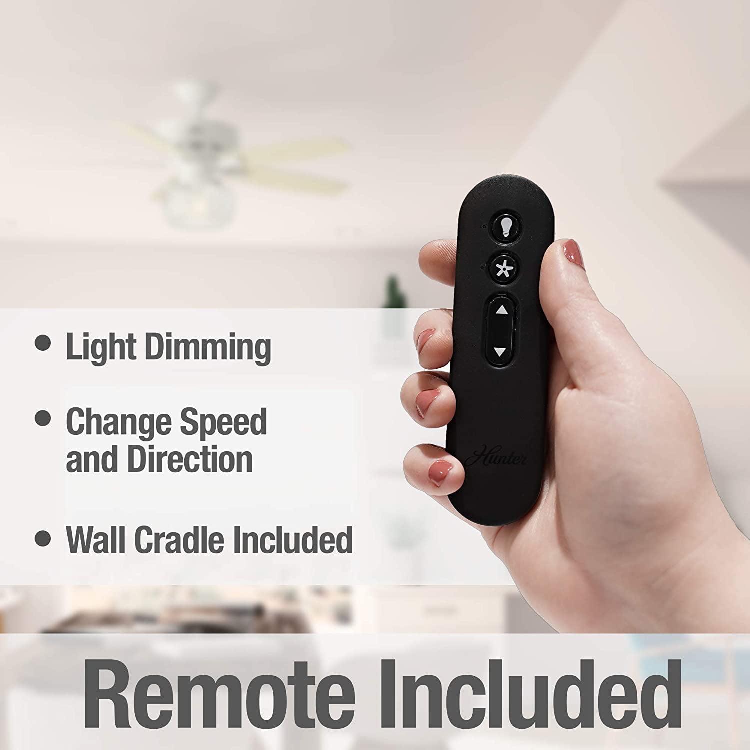 Hunter Fan Company Bennett 52" Indoor LED Light Ceiling Fan, Matte White - Image 5