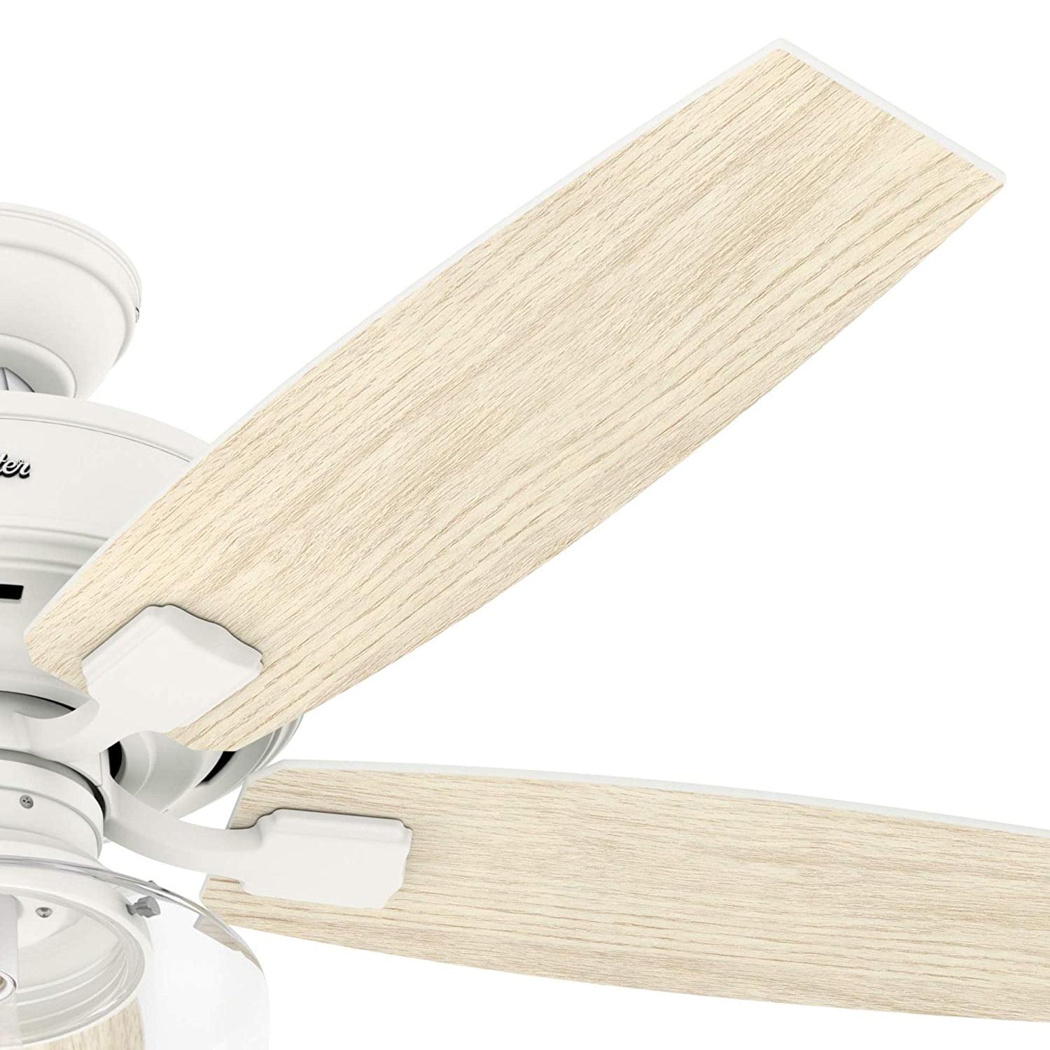 Hunter Fan Company Bennett 52" Indoor LED Light Ceiling Fan, Matte White - Image 4