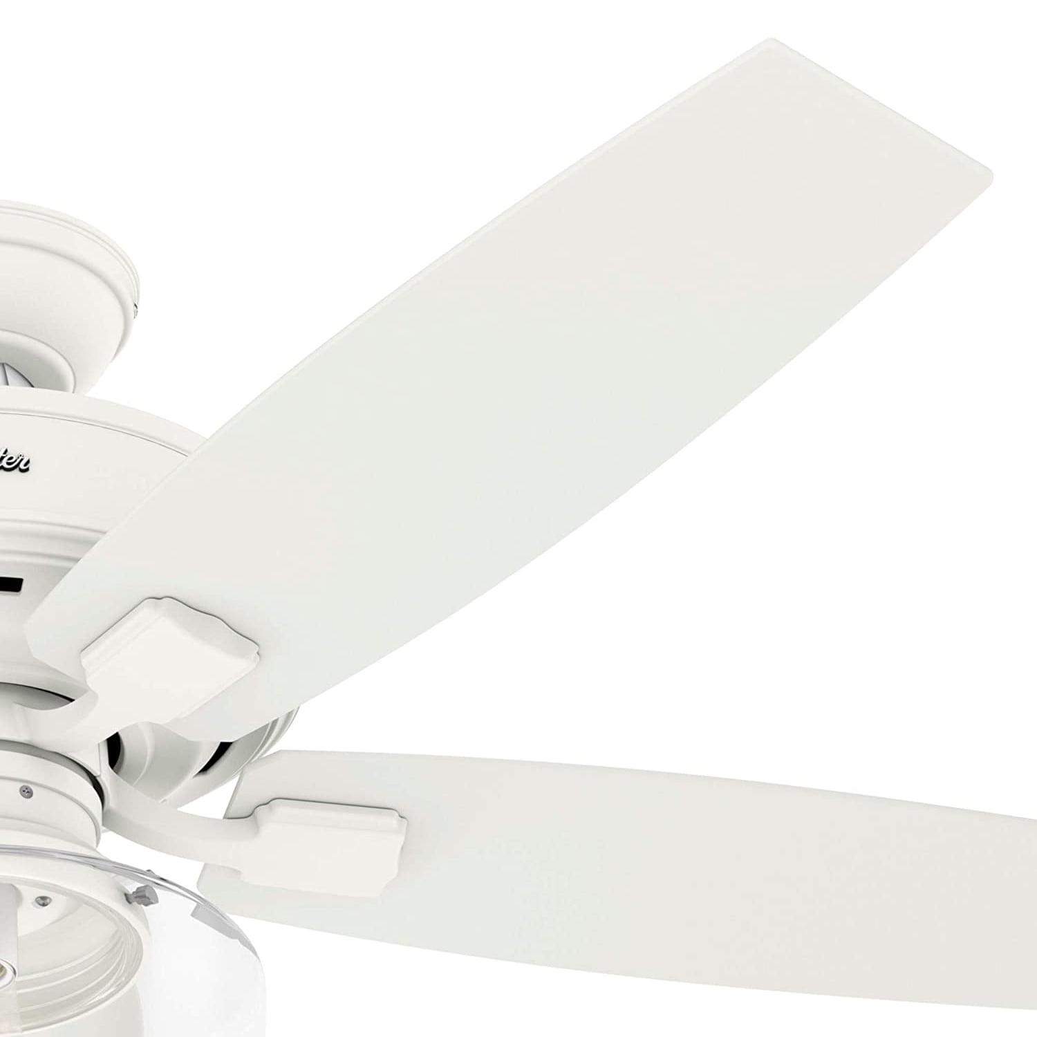 Hunter Fan Company Bennett 52" Indoor LED Light Ceiling Fan, Matte White - Image 3