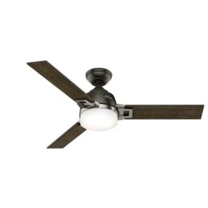 59219-Hunter Fans-Leoni 48 Inch Ceiling Fan with LED Light Kit and Handheld Remote