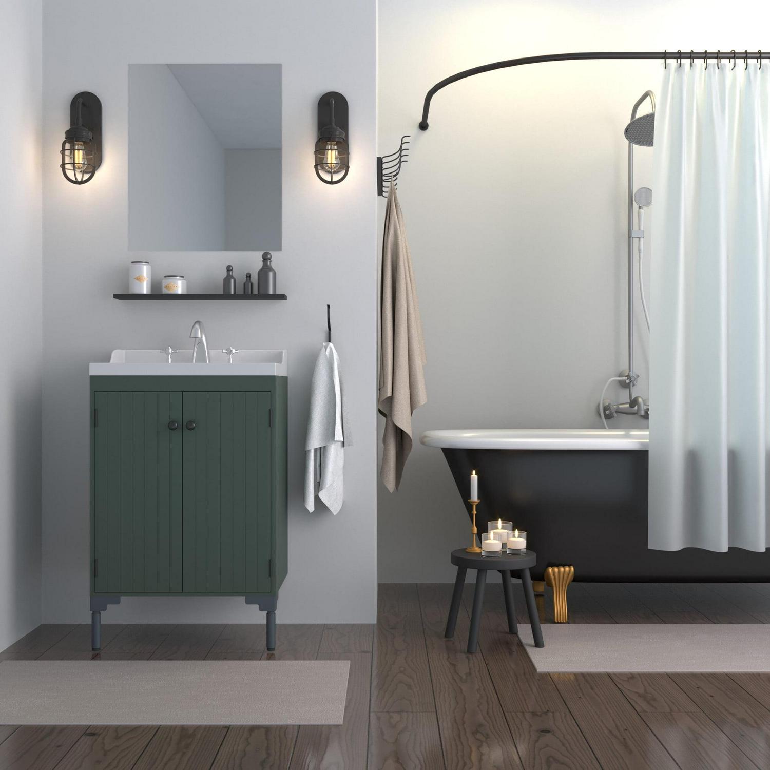 Hunter - Starklake 1-light Noble Bronze, Small Sconce Light, Dimmable, for Bedrooms, Kitchens, Dining, Living Rooms - 19040 - Image 2