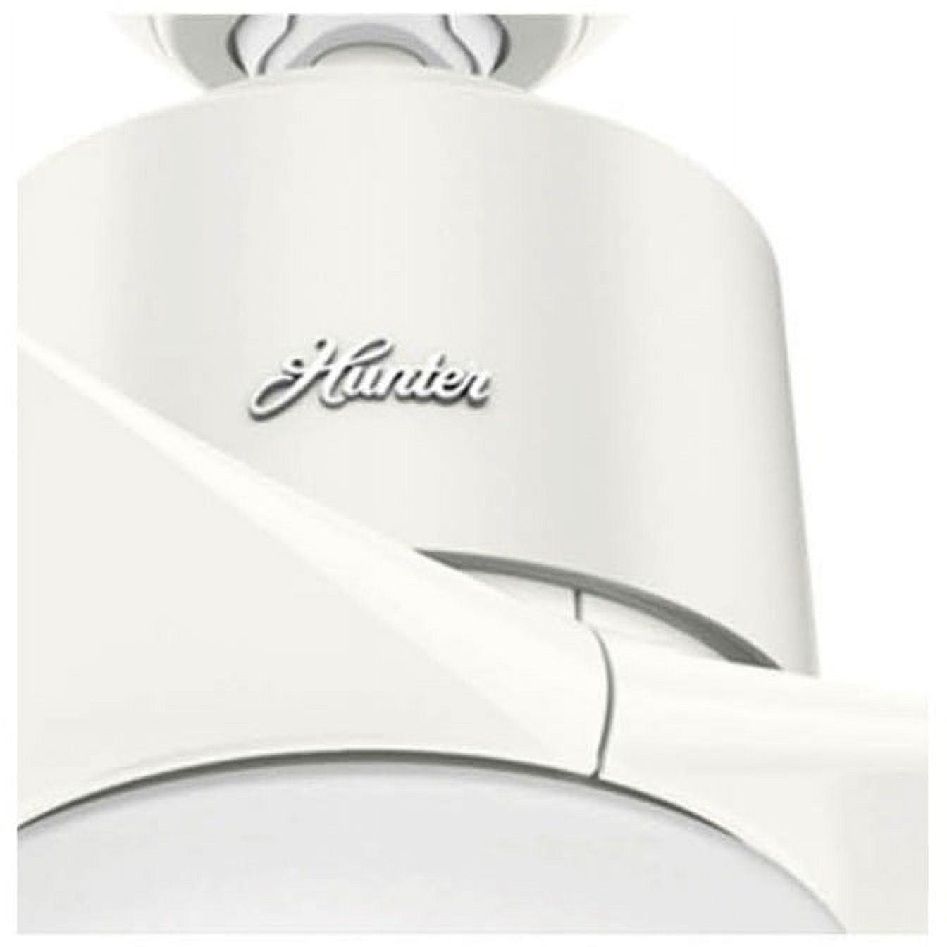 Hunter Symphony 54" Smart Home WiFi Controlled Ceiling Fan w/ LED Light, White - Image 3