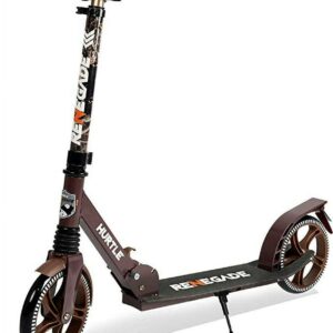 Hurtle Scooter – Scooter for Teenager – Kick Scooter – 2 Wheel Scooter with Adjustable T-Bar Handlebar – Folding Adult Kick Scooter with Alloy Anti-Slip Deck with ‎1 Pounds limit weight
