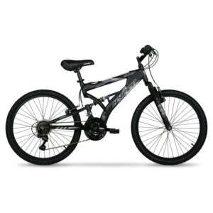 24" Hyper Bicycles Havoc Mountain Bike, Youth/Adult, Recommended Ages 10-14 Years Old, Black