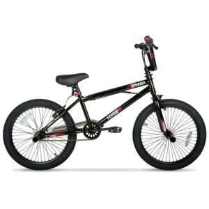 20" Hyper Bicycles Boy's Spinner BMX Bike for Kids, Black, Age Group 8 to 13, Child, Tween