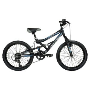Hyper Bicycles 20" Boys Shocker Mountain Bike, Kids, Black, Recommended Age Group 8 to 13 Years Old