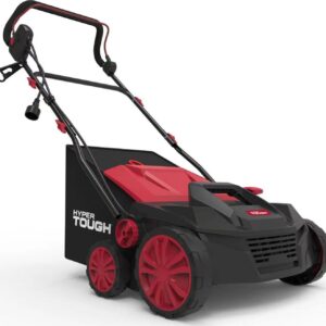 Hyper Tough 15" 13Amp Corded Electric Push Dethatcher/Scarifier Walk-Behind Lawn Mower