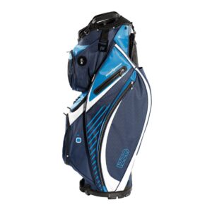 IZZO Golf Gemini Cart Bag, Blue/White with 14-way full length dividers