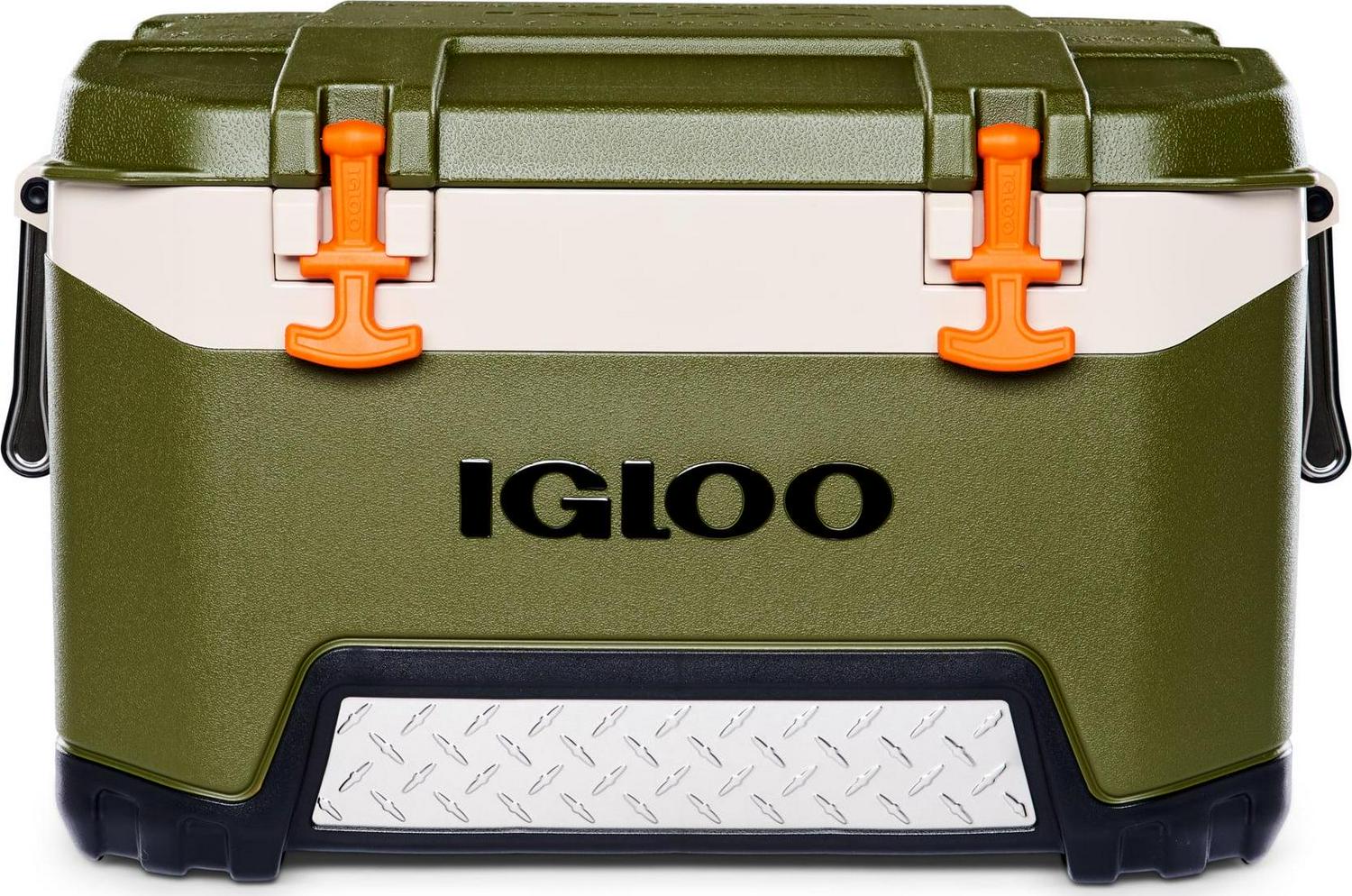Igloo 52 Qt. BMX Hard Sided Ice Chest Cooler, Green and Orange, 25.98" x 16.34" x 16.54" - Image 5