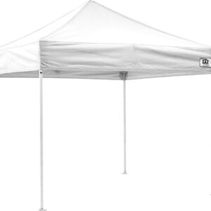 Impact Canopy 10' x 10' White Event and Pop-up Outdoor Canopy with UV Protection Material
