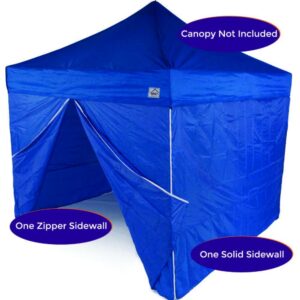 Impact Canopy 10 x 10 Canopy 4 Sidewalls, Outdoor Gazebo Canopy Replacement Walls Only, Royal Blue