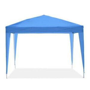 Impact Canopy 10' x 10' Canopy Tent Gazebo with Dressed Legs, Blue