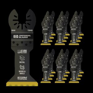 Imperial Blades One Fit™ 1-3/4" Storm Titanium Metal Blade, 25PC