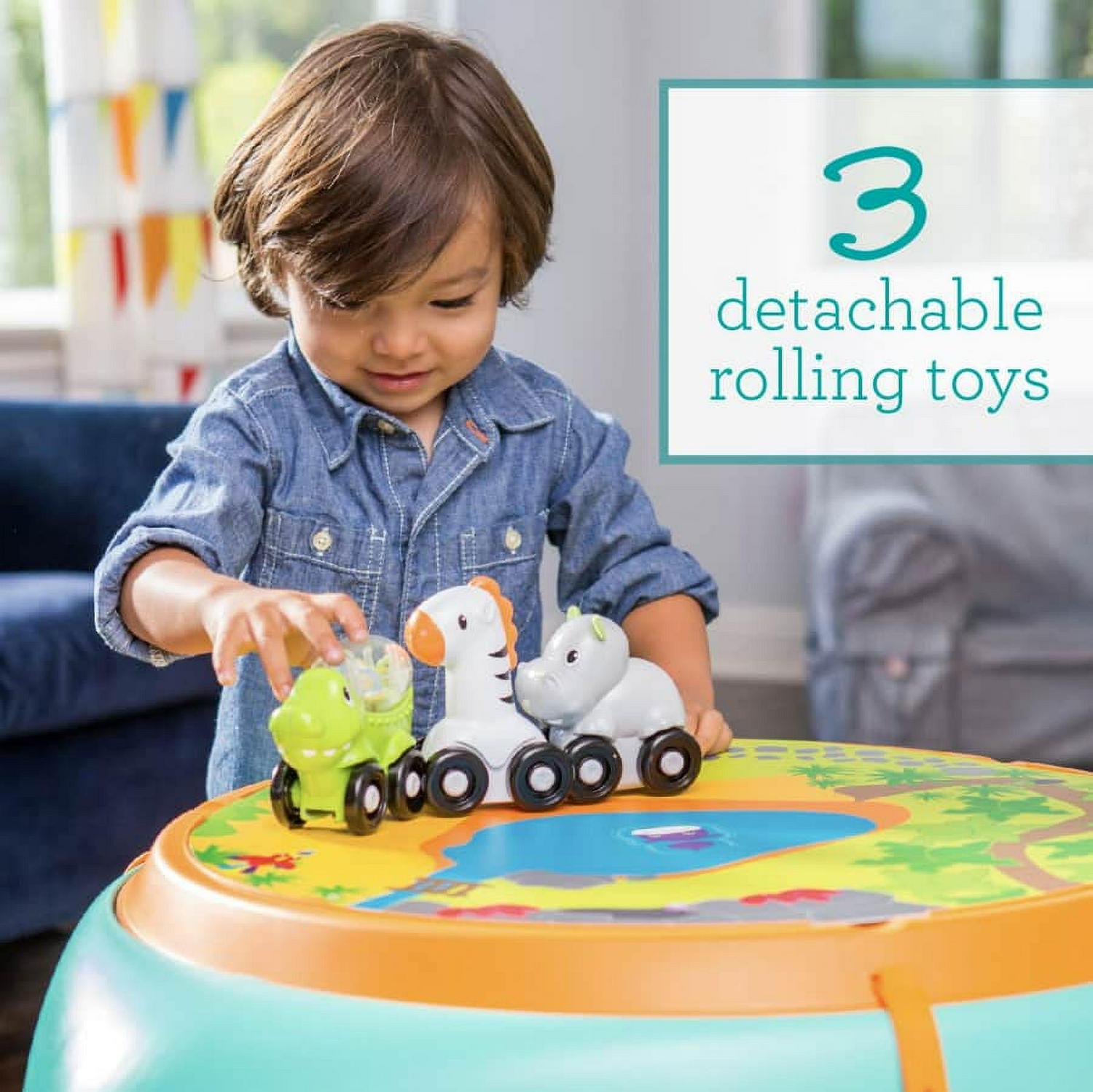 Infantino 2-in-1 Sit, Spin and Stand Entertainer 360 Seat & Activity Center, 4-60 Months, Unisex, Multicolor - Image 3